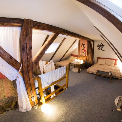 Apartman se zahradou s vlastní kuchyňkou pro 6 os. s 1 ložnicí