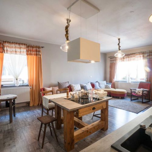 Apartman s koupelnou se sprchou pro 5 os. se 2 ložnicemi
