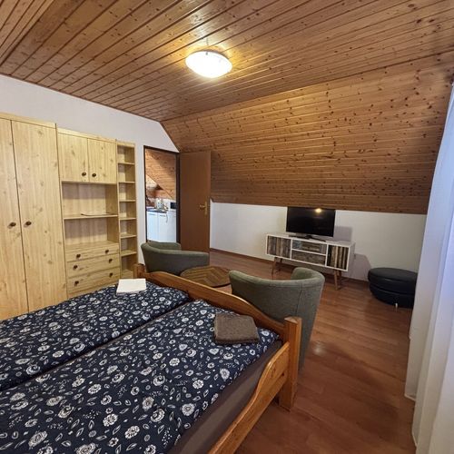 Apartament 4-osobowy z prysznicem z aneksem kuchennym z 2 pomieszczeniami sypialnianymi
