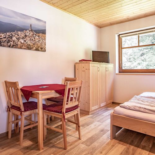 Apartman s vlastní kuchyňkou s manželskou postelí s 1 ložnicí s výhledem na les (s možností přistýlky)