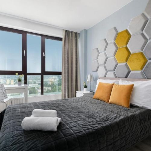 Apartament 2-osobowy Premium z panoramą z 1 pomieszczeniem sypialnianym (możliwa dostawka)