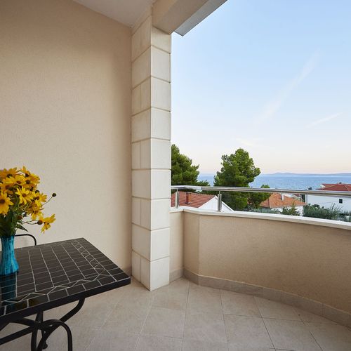 Apartament cu aer condiționat cu terasă cu 1 camera pentru 2 pers. A-17803-e