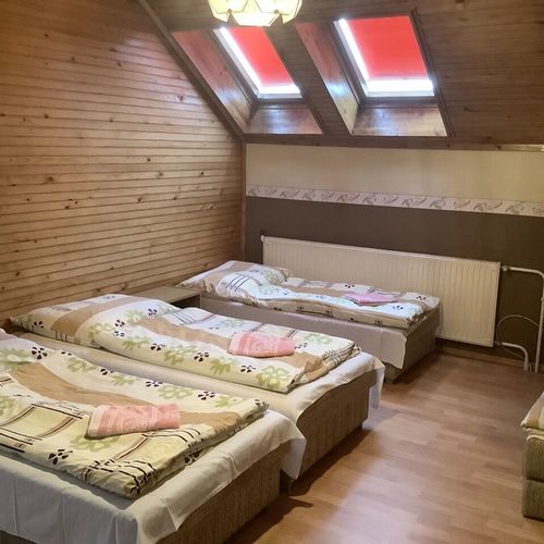 Suita la mansardă cu vedere spre pădure cu 2 camere pentru 9 pers.