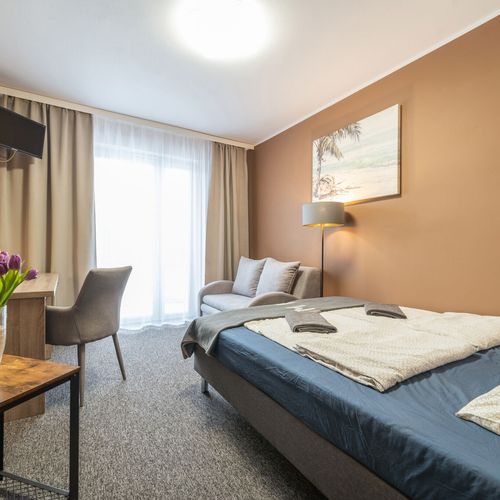 Pokój 3-osobowy na piętrze z balkonem