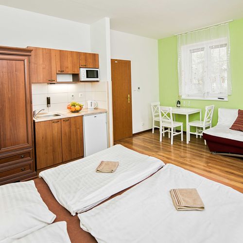 Apartament 2-osobowy Studio Depandance z 1 pomieszczeniem sypialnianym (możliwa dostawka)