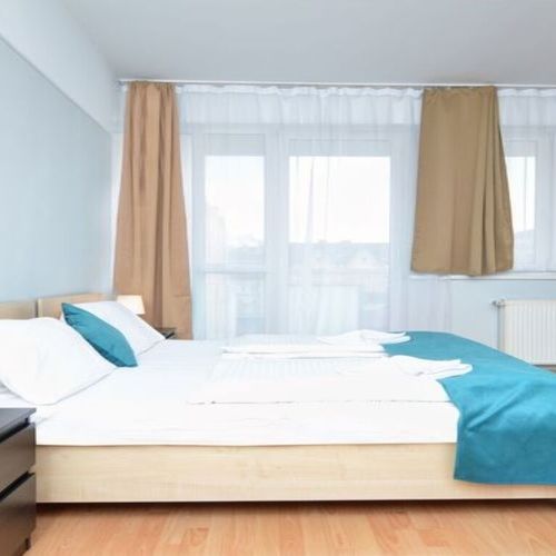 Apartament studio cu balcon cu 1 camera pentru 2 pers. (se poate solicita pat suplimentar)