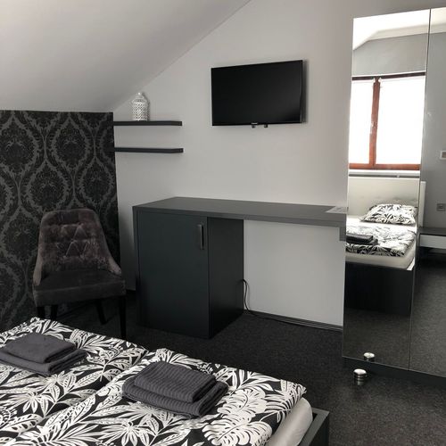 Apartament 4-osobowy Przyjazny podróżom rodzinnym z klimatyzacją z 2 pomieszczeniami sypialnianymi