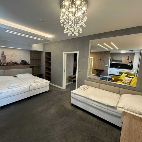 Rodinný Apartman s vlastní kuchyňkou pro 3 os. s 1 ložnicí (s možností přistýlky)