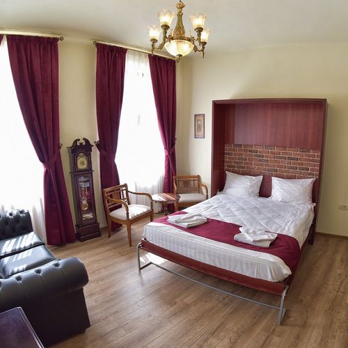 Apartament 4-osobowy Deluxe z widokiem na miasto z 1 pomieszczeniem sypialnianym