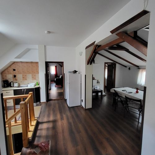 Apartament 6-osobowy na poddaszu z 3 pomieszczeniami sypialnianymi