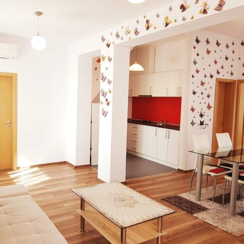 Apartament la etaj cu terasă cu 1 camera pentru 4 pers.