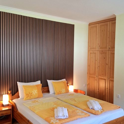 Apartament 2-osobowy na parterze z widokiem na ogród z 1 pomieszczeniem sypialnianym