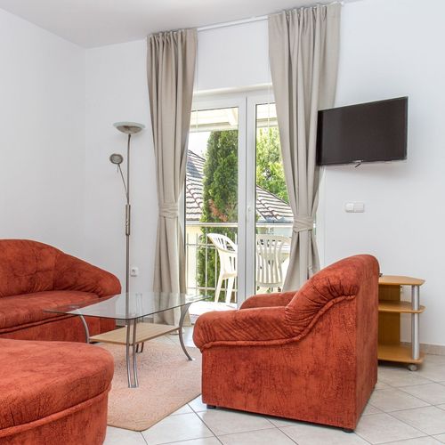 Apartament familial(ă) lângă piscină cu 2 camere pentru 4 pers.