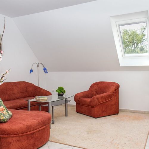 Apartament familial(ă) cu aer condiționat cu 1 camera pentru 2 pers. (se poate solicita pat suplimentar)
