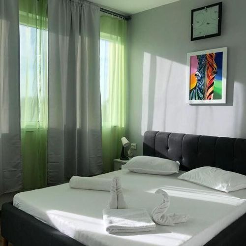 Suita cu balcon cu 2 camere pentru 5 pers.