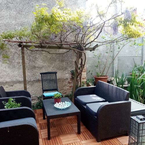 Apartament confort cu vedere spre grădină cu 2 camere pentru 6 pers.