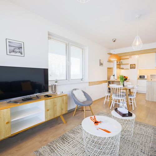 Apartament 5-osobowy Deluxe z aneksem kuchennym z 2 pomieszczeniami sypialnianymi