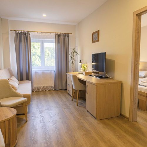 Apartman s koupelnou  pro 2 os. s 1 ložnicí (s možností přistýlky)