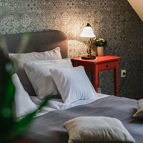 Apartament 4-osobowy na piętrze z klimatyzacją z 2 pomieszczeniami sypialnianymi