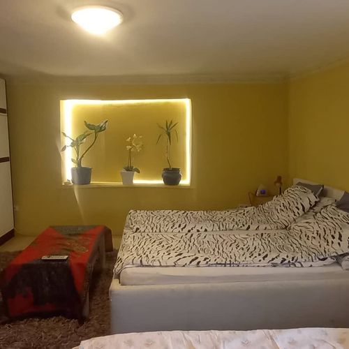 Apartament 3-osobowy na parterze Presidential z 1 pomieszczeniem sypialnianym (możliwa dostawka)