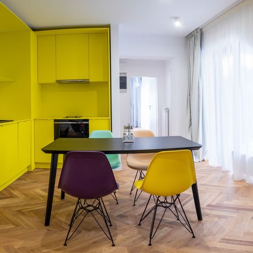 Apartament 4-osobowy Deluxe z tarasem z 1 pomieszczeniem sypialnianym