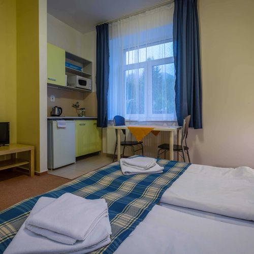 Studio Apartman s manželskou postelí s 1 ložnicí na přízemí