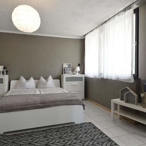 Apartament 4-osobowy Przyjazny podróżom rodzinnym z tarasem z 2 pomieszczeniami sypialnianymi