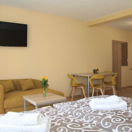 Apartament 2-osobowy Studio Family z 1 pomieszczeniem sypialnianym (możliwa dostawka)