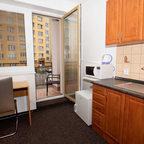 Apartman se sprchou s vlastní kuchyňkou pro 2 os. s 1 ložnicí (s možností přistýlky)