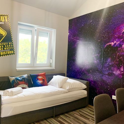 Apartament gamer level 1 cu aer condiționat cu 2 camere pentru 6 pers.