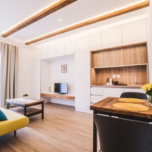 Apartament familial(ă) cu bucătărie proprie cu 2 camere pentru 3 pers.