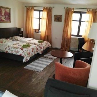 Apartament 4-osobowy z prysznicem z własną kuchnią