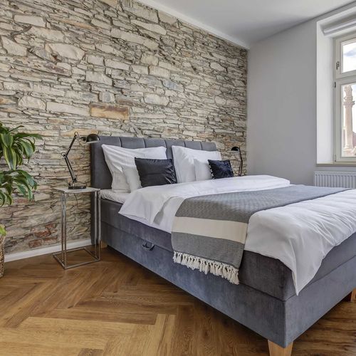 Apartament 4-osobowy z łazienką z aneksem kuchennym z 2 pomieszczeniami sypialnianymi (możliwa dostawka)