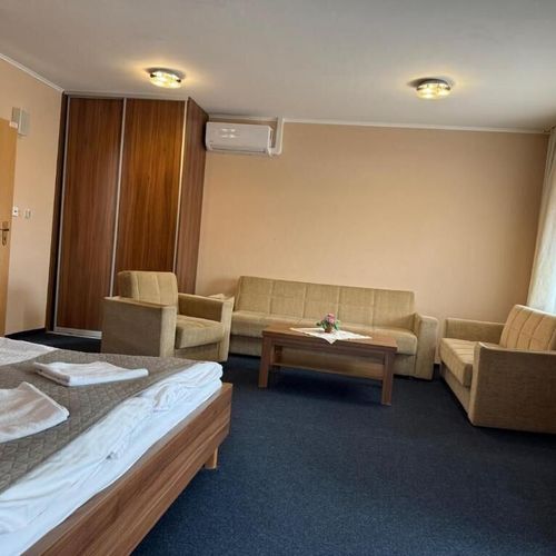 Apartament 4-osobowy z prysznicem z tarasem z 1 pomieszczeniem sypialnianym