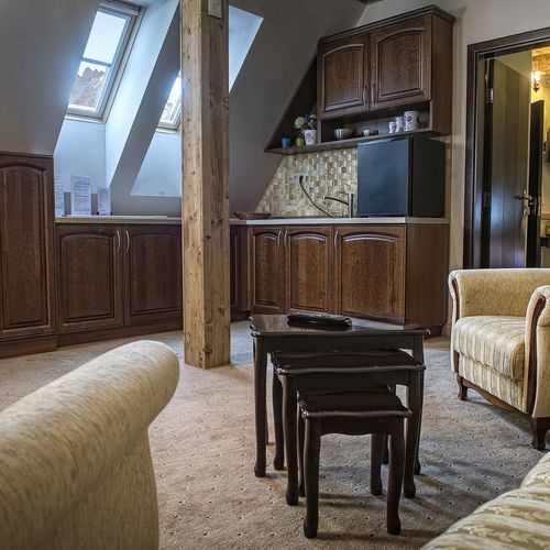 Apartament 2-osobowy z wanną z aneksem kuchennym z 1 pomieszczeniem sypialnianym