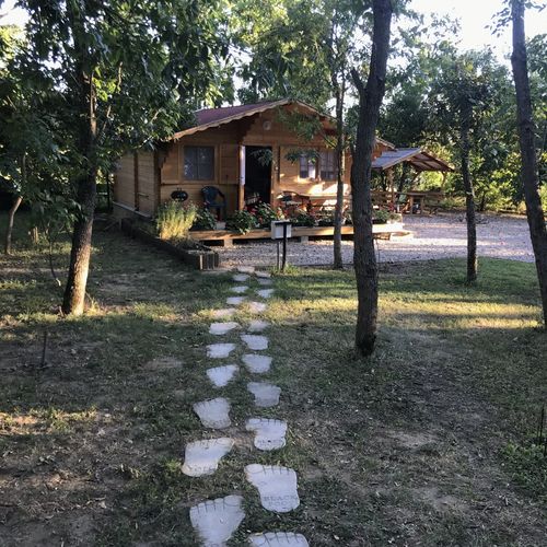 Cabană întreaga unitate cu vedere spre parc pentru 4 pers. (se inchirieaza doar integral)