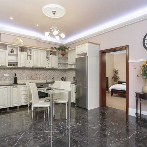 Apartament 2-osobowy z prysznicem z własną kuchnią z 1 pomieszczeniem sypialnianym