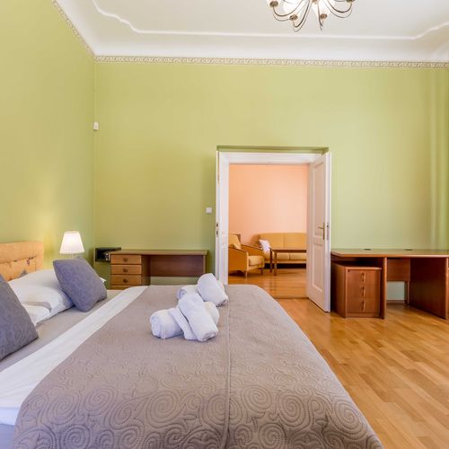 Apartman s manželskou postelí s 1 ložnicí (s možností přistýlky)