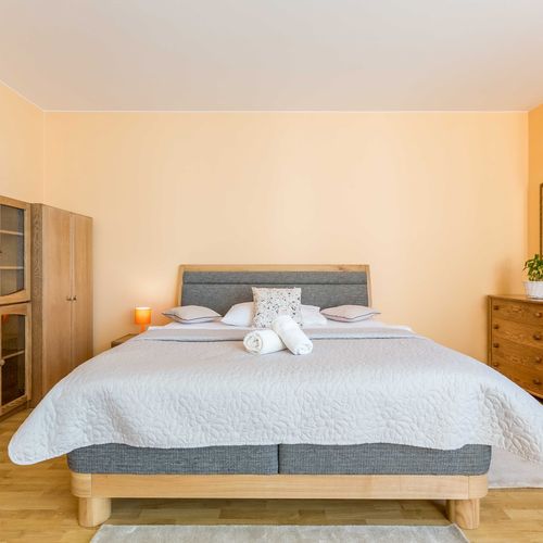 Apartman s manželskou postelí s 1 ložnicí (s možností přistýlky)