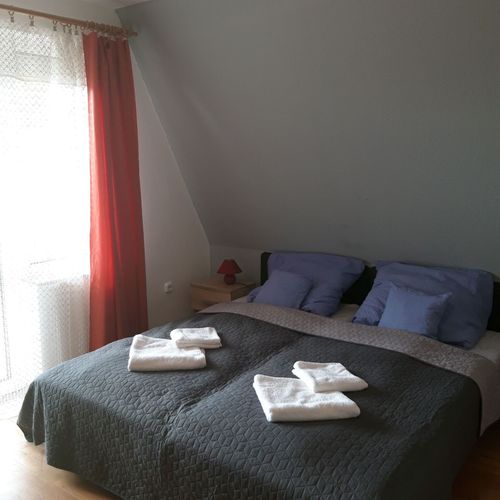 Apartament 2-osobowy na piętrze z widokiem na ogród z 1 pomieszczeniem sypialnianym