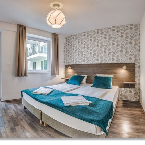 Apartament deluxe twin cu 2 camere pentru 4 pers.