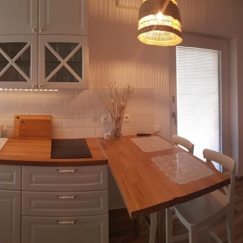 Apartament 2-osobowy z prysznicem z własną kuchnią z 1 pomieszczeniem sypialnianym