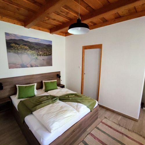 Apartament standard cu vedere spre grădină cu 1 camera pentru 2 pers. (se poate solicita pat suplimentar)