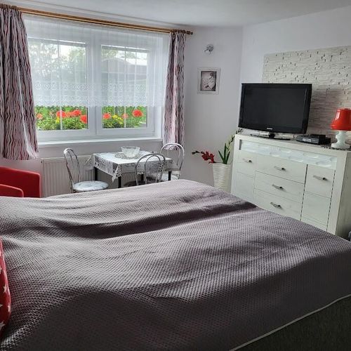 Studio Apartman se sprchou s manželskou postelí s 1 ložnicí
