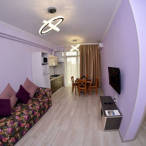Apartament 4-osobowy na parterze z 1 pomieszczeniem sypialnianym