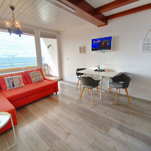 Apartament cu vedere spre munte cu panoramă cu 1 camera pentru 4 pers.