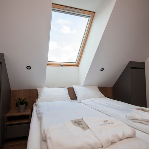 Apartament 2-osobowy na piętrze z balkonem z 1 pomieszczeniem sypialnianym