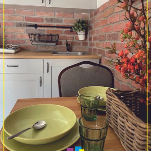 Apartament 4-osobowy na parterze z widokiem na dziedziniec z 1 pomieszczeniem sypialnianym