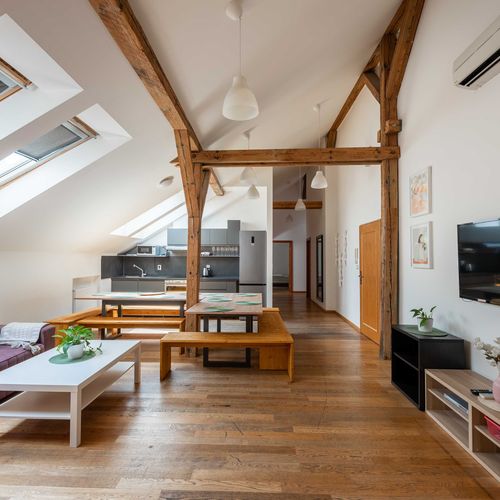 Apartman se sprchou s vlastní kuchyňkou pro 15 os.