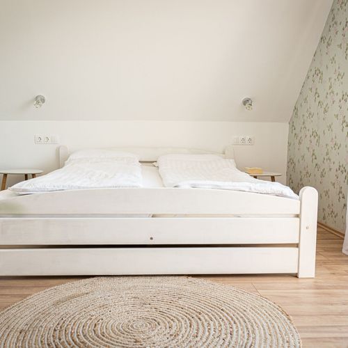 Apartman s galérií pro 3 os. s 1 ložnicí s výhledem na les